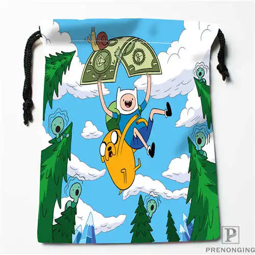 

Custom Printing adventure_time Drawstring Shopping Bags Travel Storage Pouch Swim Hiking Toy Bag Unisex Multi Size18-12-31-70
