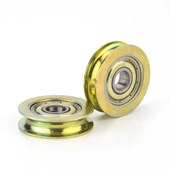 

8*32*8.3mm groove, metal rust proof, U type, over wire rope guide wheel suspension wheel, 608zz bearing pulley roller