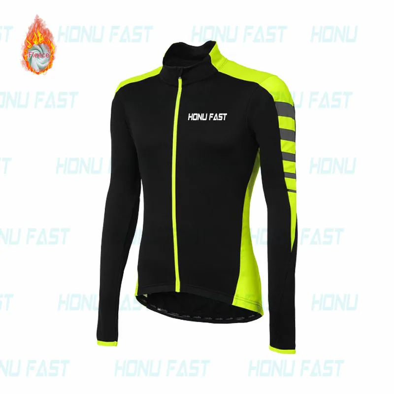 long jersey 3 Зимняя одежда для велоспорта, одежда с длинным рукавом, одежда для верховой езды, комплект из теплого флиса, Майо, Ropa Ciclismo Invierno, сохраняет тепло - Цвет: long jersey 3