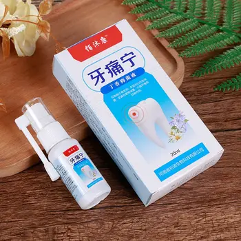 

Natural Plant Herbal Toothache Relief Oral Spray Antibacterial Mouth Liquid NEW