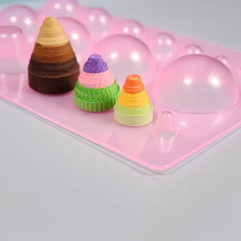 

3D Domes Half Ball Mould Handmade Paper Quilling Tools Accessories DIY Quilling Sewing Tools
