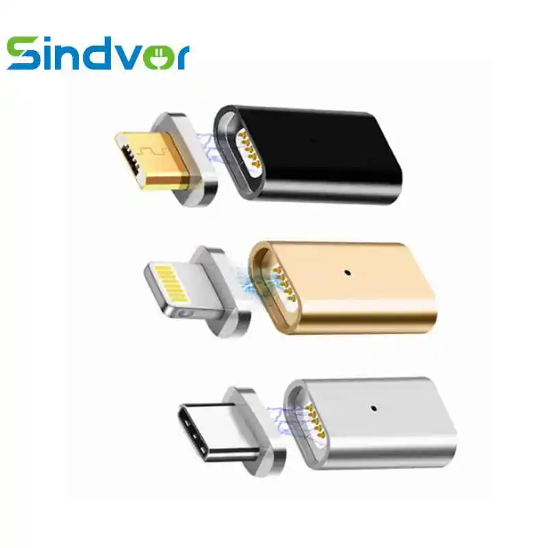 

Metal Micro USB Magnetic Charging Data Adapter Converter for Samsang S10 S9 S8 S7 Edge HTC Xiaomi HUAWEI LG ASUS Android TYPE-C