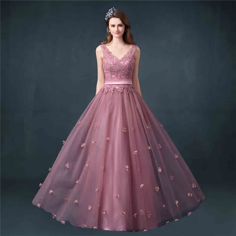 

2019 Hot Lace Up Sleeveless Long Bridesmaid Dresses Ruffles Chiffon a-Line Vestido De Madrinha De Casamento Longo 7008