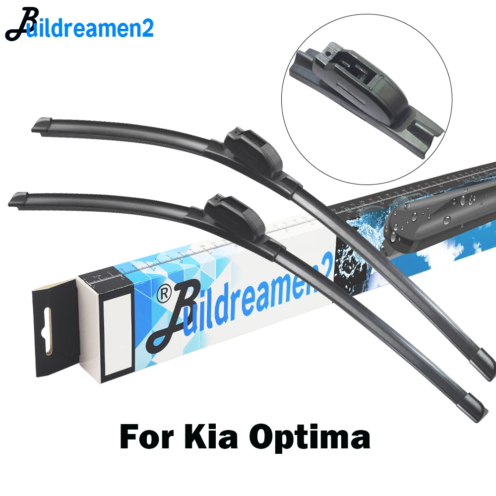 Buildreamen2 Car Front Windscreen Wiper Blade Rubber For Kia Optima Sedan Wagon 2000-2018 | Автомобили и мотоциклы