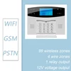 Wifi GSM PSTN Alarm System Wireless & Wired Detectors Alarm Smart Home Relay Output APP English/Russian/Spanish/France/Italian ► Photo 2/6