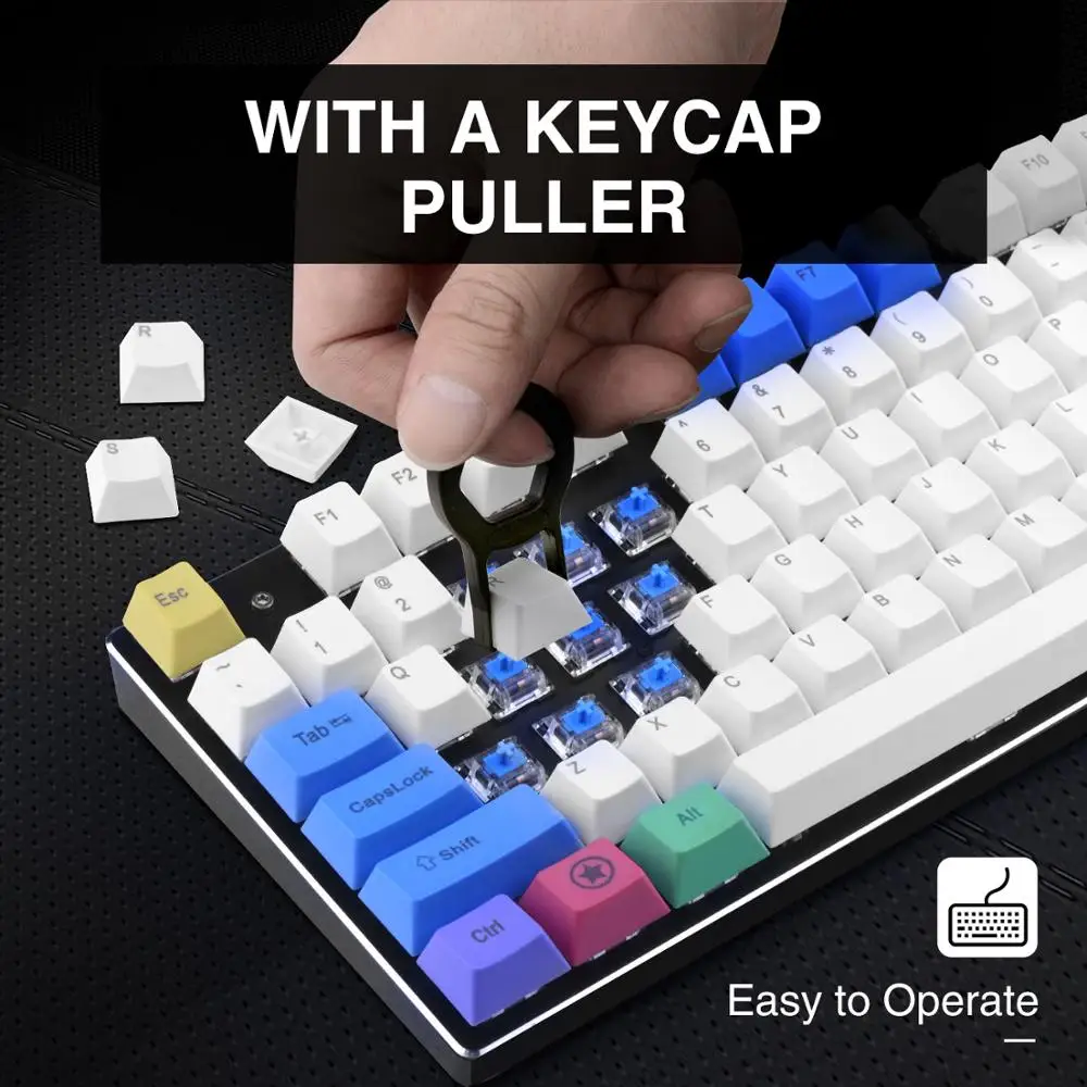 Havit PBT Keycaps 67 87 104 ключей игровой Keycap набор с съемником для DIY Cherry MX механическая
