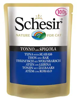 

SCHESIR SCHESIR CAT TUNA & BASS for adult cats with tuna and snapper 100g