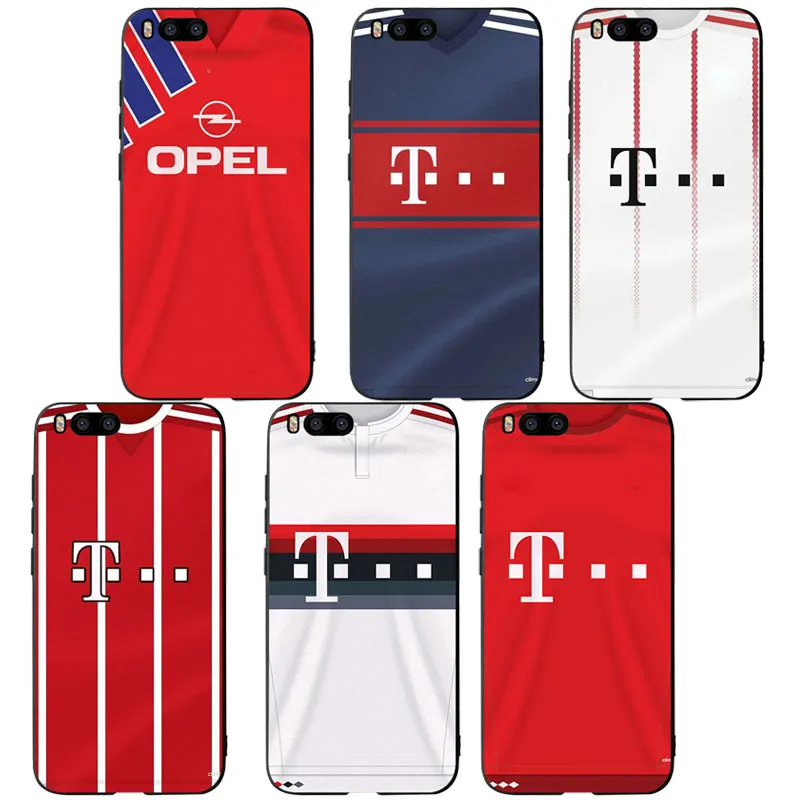 RKQ Bayernn Jersey Style Soft Phone case cover For Xiaomi Redmi A1 A2 4X 5A 5 Plus 8 9 lite Note 6 7 Pro Case | Мобильные телефоны