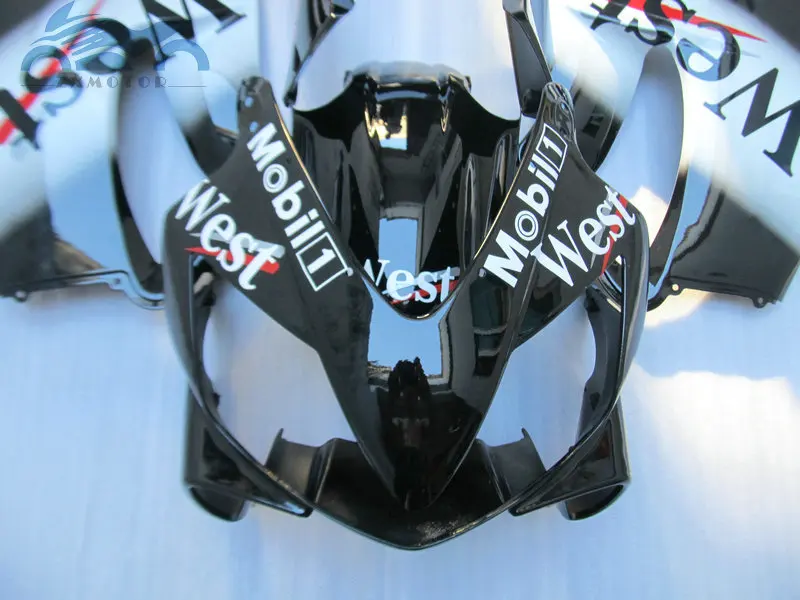 Инжекторный обтекатель комплект Подходит для Honda CBR 600F4i 2001 2002 2003 CBR600F4i 01 02 03 Черный Белый ABS обтекатель комплекты LD26