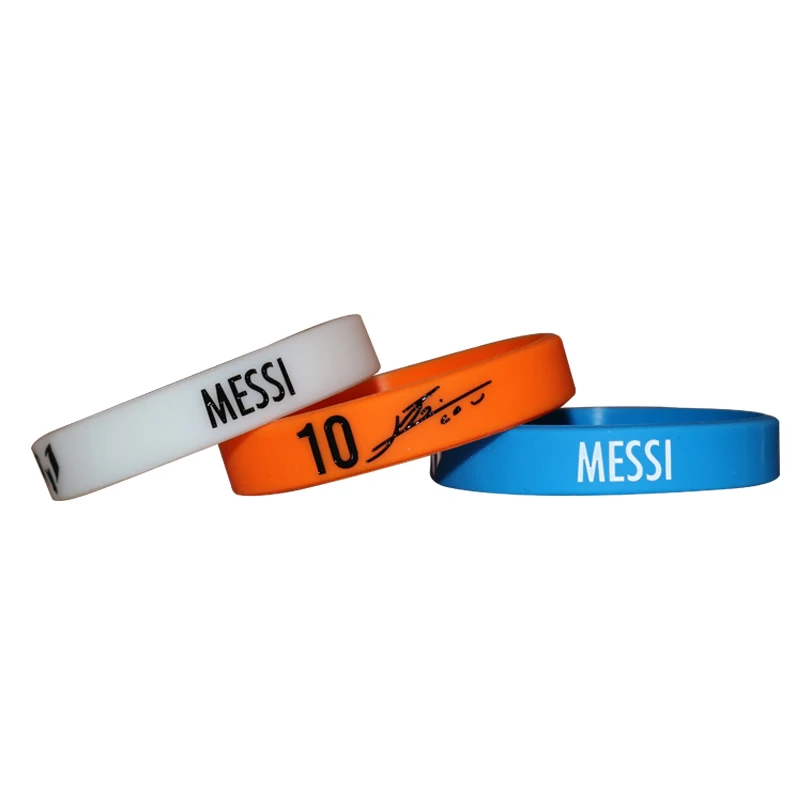 1PCS Personalized Silicone Sports Soft Wristband Boy's Fan Jewelry