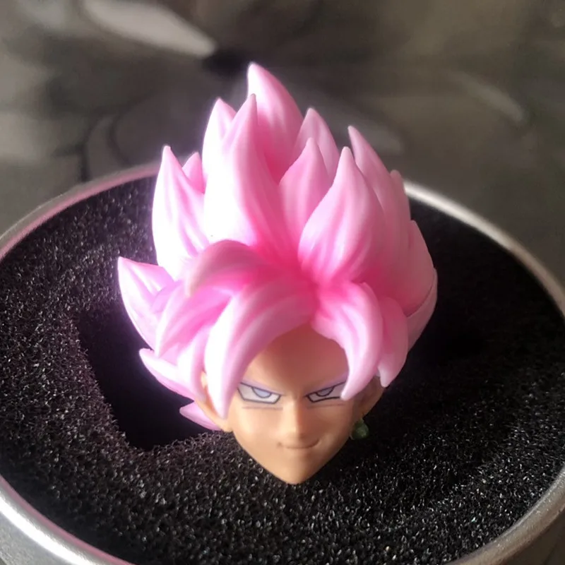 Huan модель Dragon Ball Супер Saiyan Роза голова(без тела) ДЛЯ Bandai SHF Zamasu Goku черные модели N044
