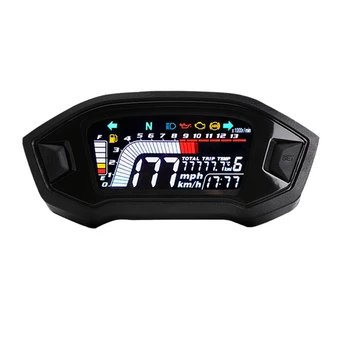 

Motorcycle LCD Instrument LCD Color Display Oeter Water Temperature Speeeter ABS All Car Universal Accessories