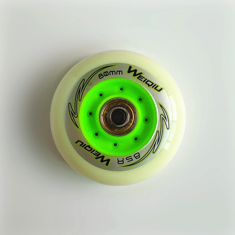 Inline skates wheels 85A 80mm 76mm 72mm skating wheel tire for SEBA FSK Slalom HV High KSJ IGOR ruedas ABEC7 bearing spacer 4pcs