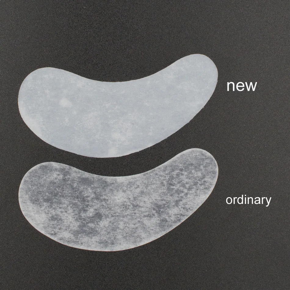 Толстые бумажные накладки для наращивания ресниц 50 пар привитые кончики глаз