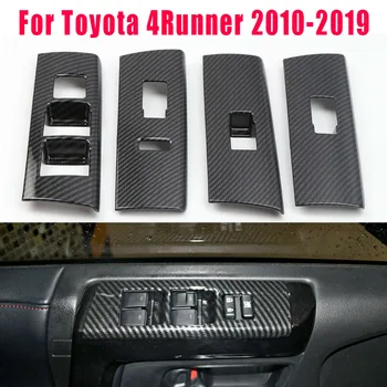 

Panel Panel Cover Window Lift Switch Cover Trim For Toyota 4Runner 2010-2019 4 Pcs Black Set