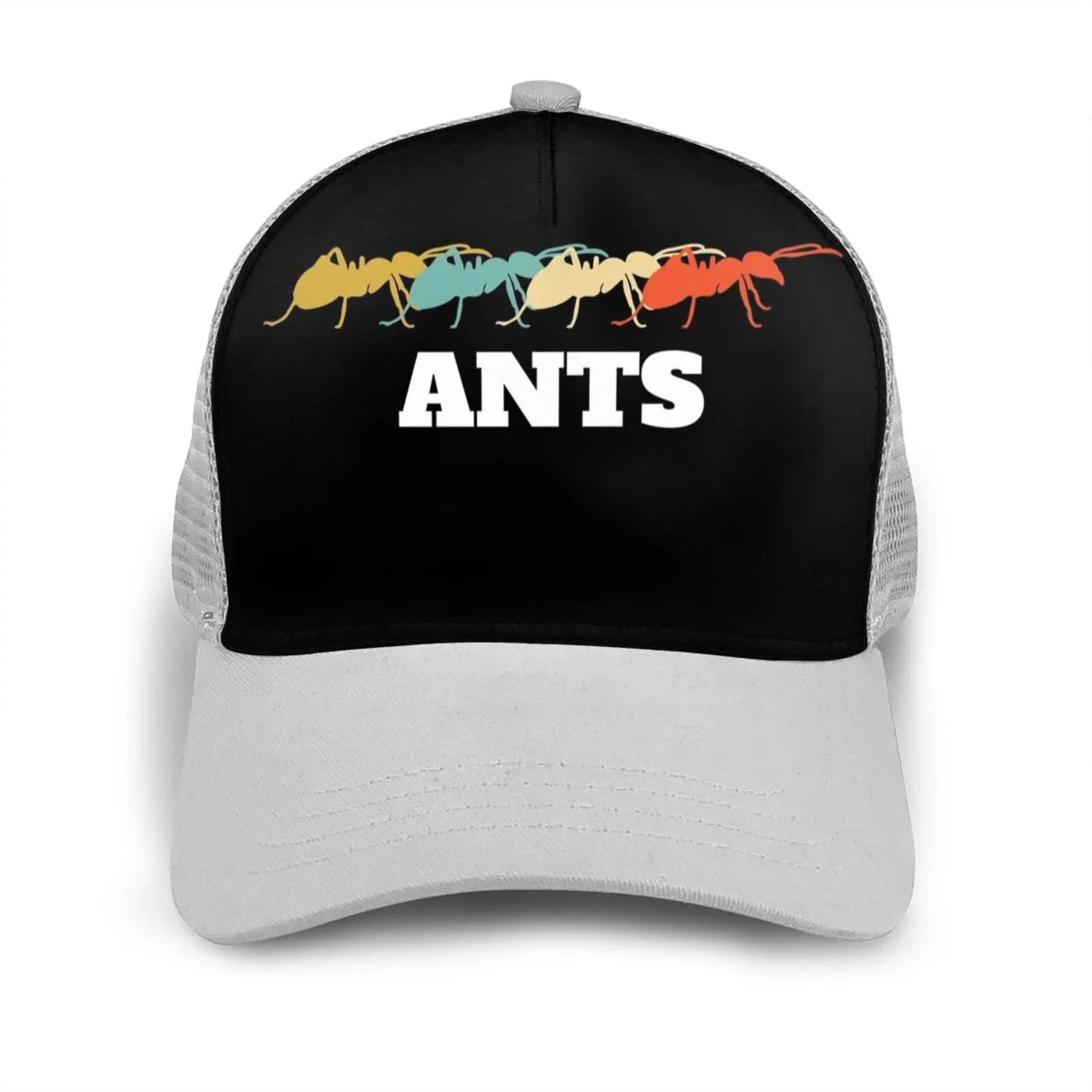Retro Vintage Ant Design Nero Grigio Navy Army Fashion Cap Hat Ant Ant Ant Idea Formiche Funny Ant Insect Insetti Ant Farm Ant Man