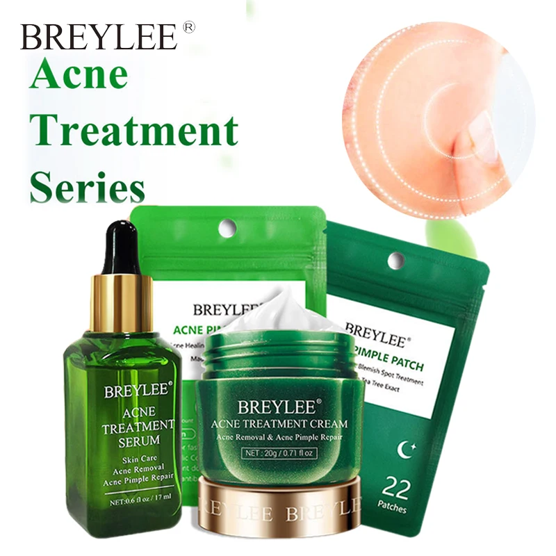 

BREYLEE Acne Pimple Patch Face Mask Acne Treatment Serum Face Cream Acne Cream Essence Sheet Mask Facial Care Tools Skin Care