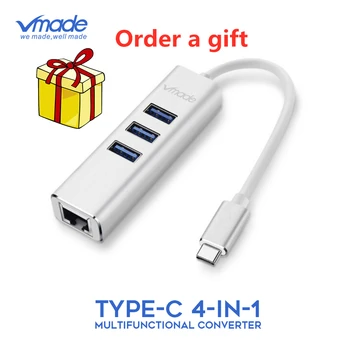 

Vmade USB HUB USB Ethernet USB 3.0 2.0 to LAN HUB for Mi Box 3/S Android TV Set-top Box Ethernet Adapter Network Card USB LAN