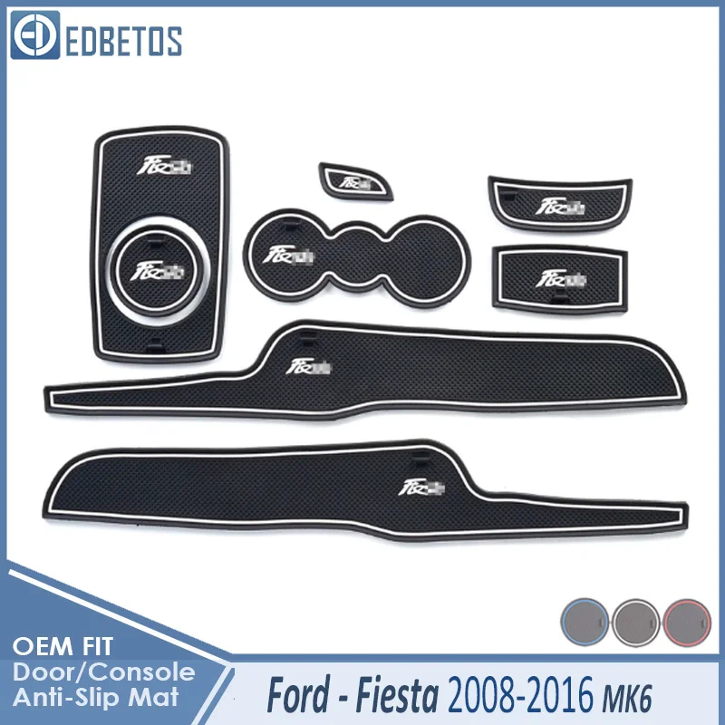 Грязная Накладка для Ford Fiesta 2008- MK6 ST аксессуары 2009 2010 2011 2012 2013 MK7 аксессуары дверной паз