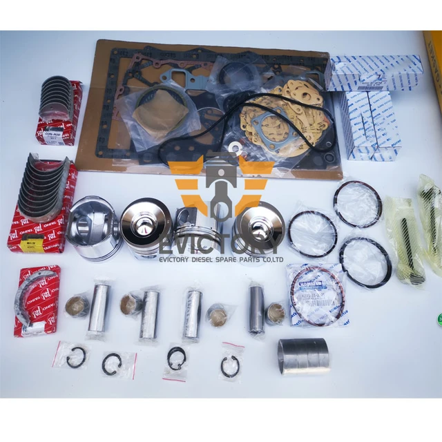 สำหรับ CUMMINS B3.3 QSB3.3 Rebuild Kit + วาล์วปั๊มน้ำเชื่อมต่อ Rod