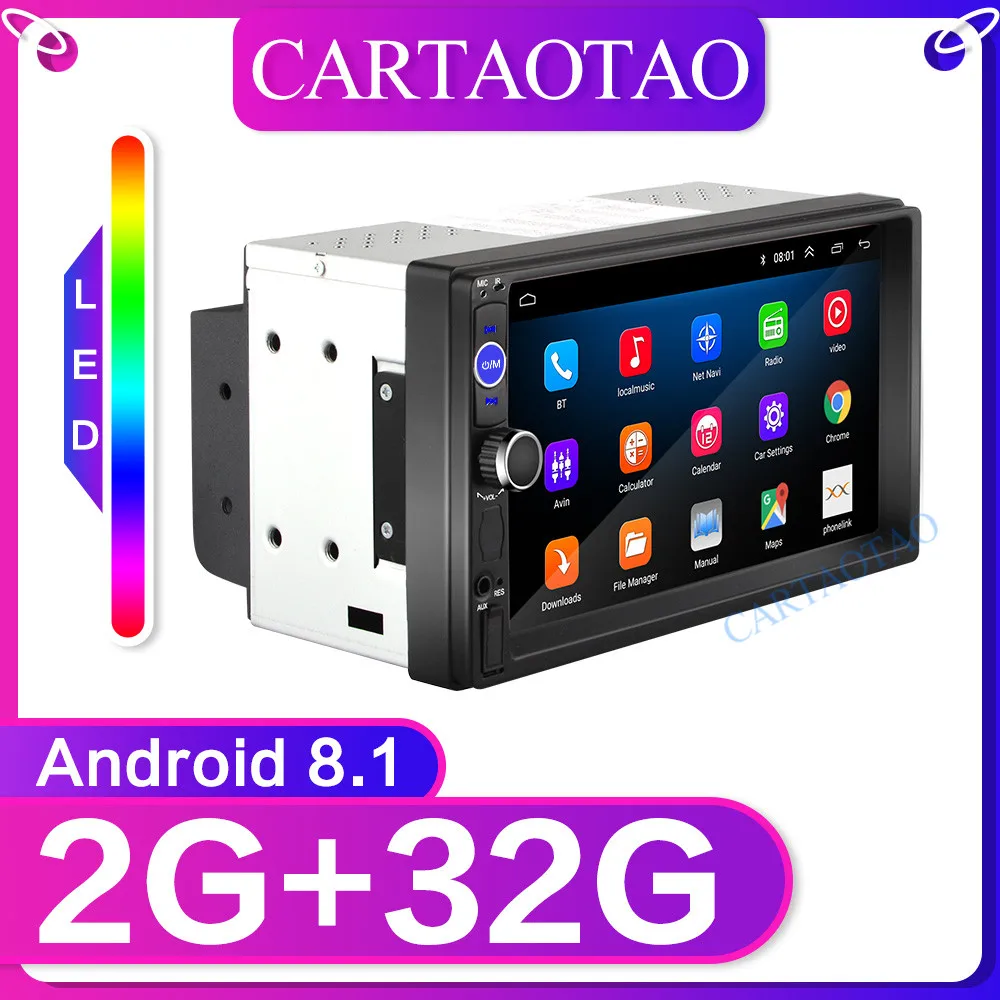 7 "радиоприемник для Android автомобильный стерео MP5 Bluetooth USB SD 2 din GPS автомобильный радиоприёмник BT wifi Автомобильный мультимедийный плеер авторадио ram 2G + rom 32G|Мультимедиаплеер для авто| | АлиЭкспресс