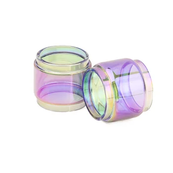 

2PCS Rainbow Pyrex Glass Tube Replacement for Vapefly Galaxies MTL RTA 5ml
