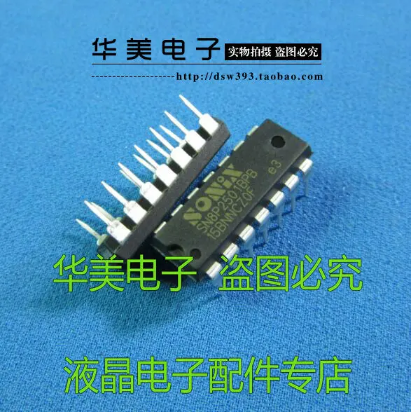 SN8P2501BPB 8-битный микроконтроллер DIP-14