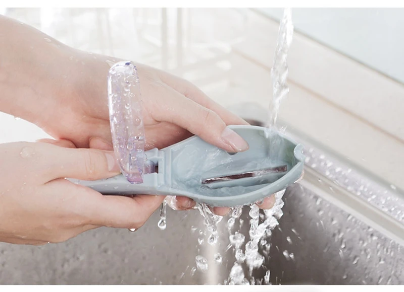 Fish Skin Brush Scraping Fishing Scale Brush Graters Fast Remove Fish knife Cleaning Peeler Scaler Scraper With Knife Device (7)