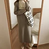 Autumn Warm Sweater Women Dress Winter Long Sweaters Knitted Dresses Long Loose Maxi Oversize Lady Dresses Bodycon Robe Vestidos ► Photo 2/6