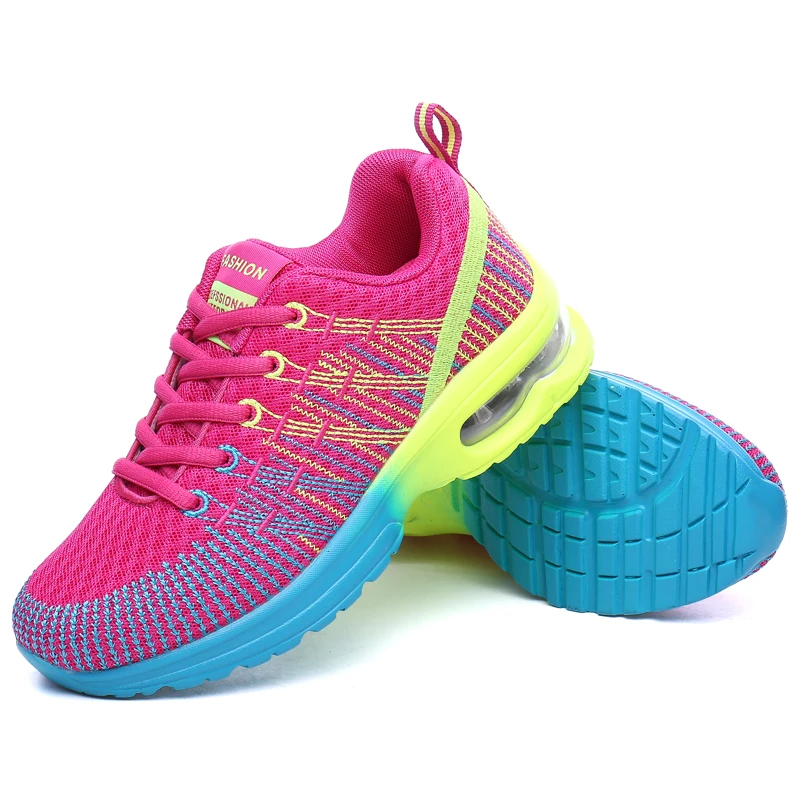 Pink tennis shoes