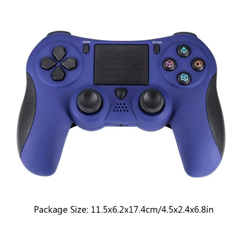 Беспроводной Bluetooth геймпад двойной вибрации игровой контроллер для playstation 4 Сенсорная панель джойстика для любителей игр поставки