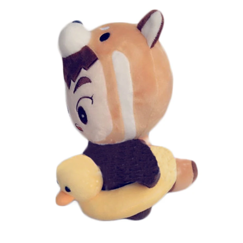 Корея Kawaii аниме плюшевые куклы игрушка мягкая кукла ручной работы Медведь плюшевые куклы с одеждой Мягкие Аниме плюшевые игрушки вентиляторы подарок для ребенка - Цвет: XIUMIN