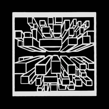

5pcs Creative pvc Layering Stencils for Diy scrapbook coloring,painting stencil,home deco DIY Paper Cards Crafts
