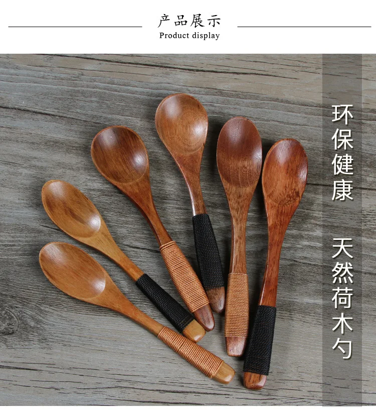 Manufacturers Direct Selling Wrapped Phoebe Small Spoon Environmentally Friendly Children Spoon Japanese Style And Wind Wooden S