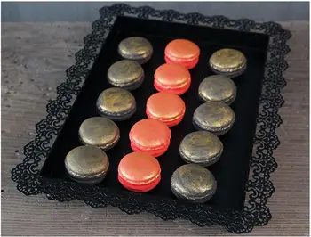 

classical black metal sevring tray decorative tray trays serving platterblack tray objetos decorativos for table storage TYTP031