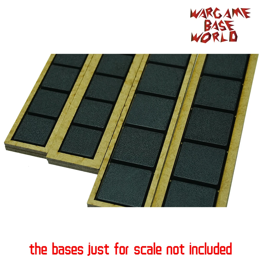 Wargame Base World-MDF wargame Movement Tray-20 мм основы с 5 мм краем