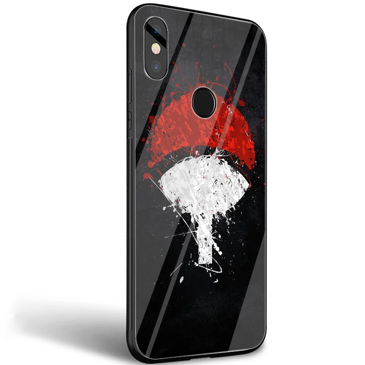 G10 Стеклянный чехол Desxz Naruto Shippuden Uchiha Itachi Clan для Xiaomi mi 8 Lite 9 A1 A2 Red mi Note 5 6 7 Pro 6A 4X Pocophone F1 - Цвет: G10