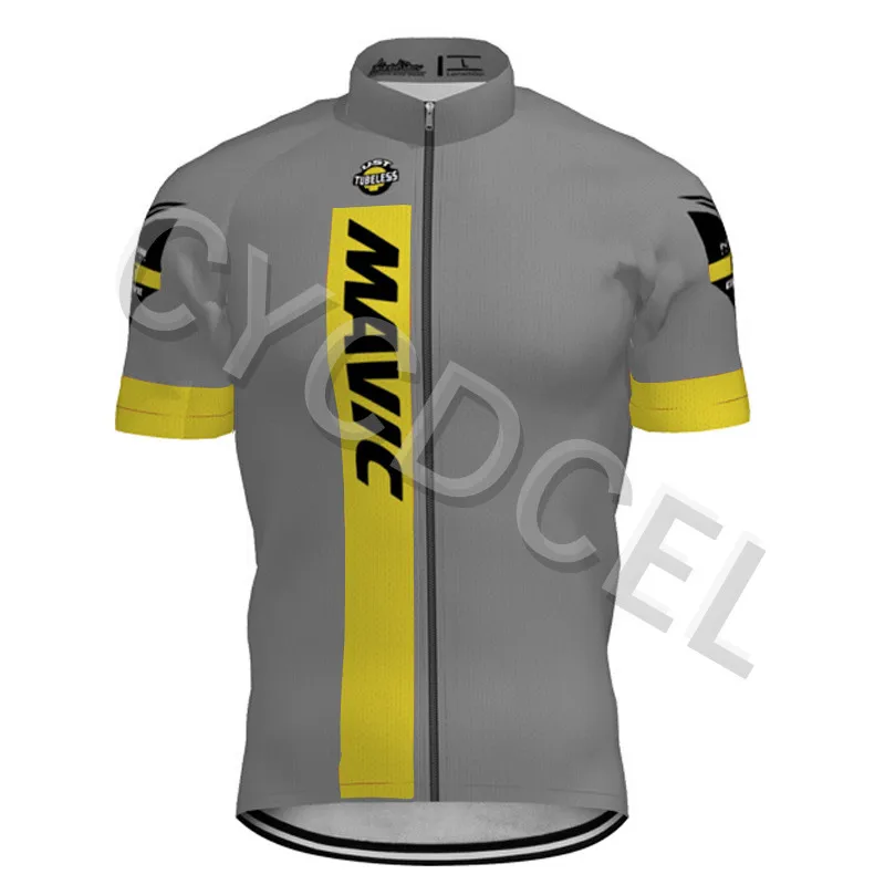 No.14 Mavic, летняя Новинка, велосипедная майка, дышащая, с коротким рукавом, мужская рубашка, Ropa Ciclismo, Майо, одежда для велосипеда, топы, Одежда MTB - Цвет: No.14