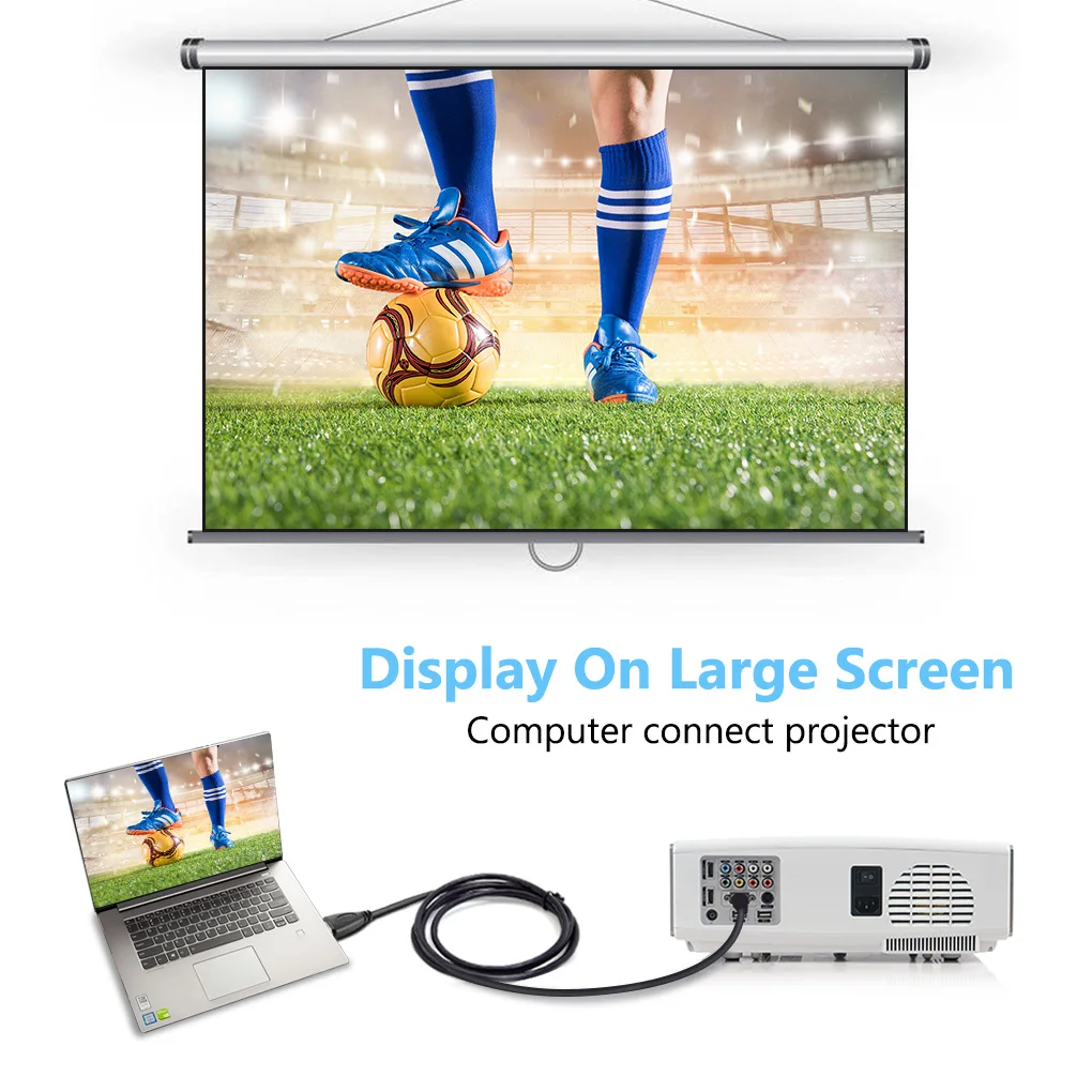 Высокоскоростной HDMI кабель видео кабели позолоченный 1,4 1080P 3D кабель для HDTV сплиттер коммутатор 0,5 м 1 м 1,5 м 2 м 3 м 5 м 10 м 15 м