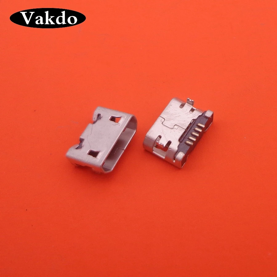 10 шт./лот 5pin B Тип Женский Для Lenovo PAD A1-07 E3 Micro USB разъем 5 pin зарядный порт Разъем