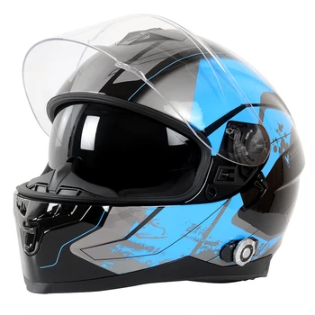 

Freedconn BM22 ECE Full Face Motorcycle Blutooth Helmet Wireless 1000M 6 Riders Group Intercom Helmet with FM Radio Support