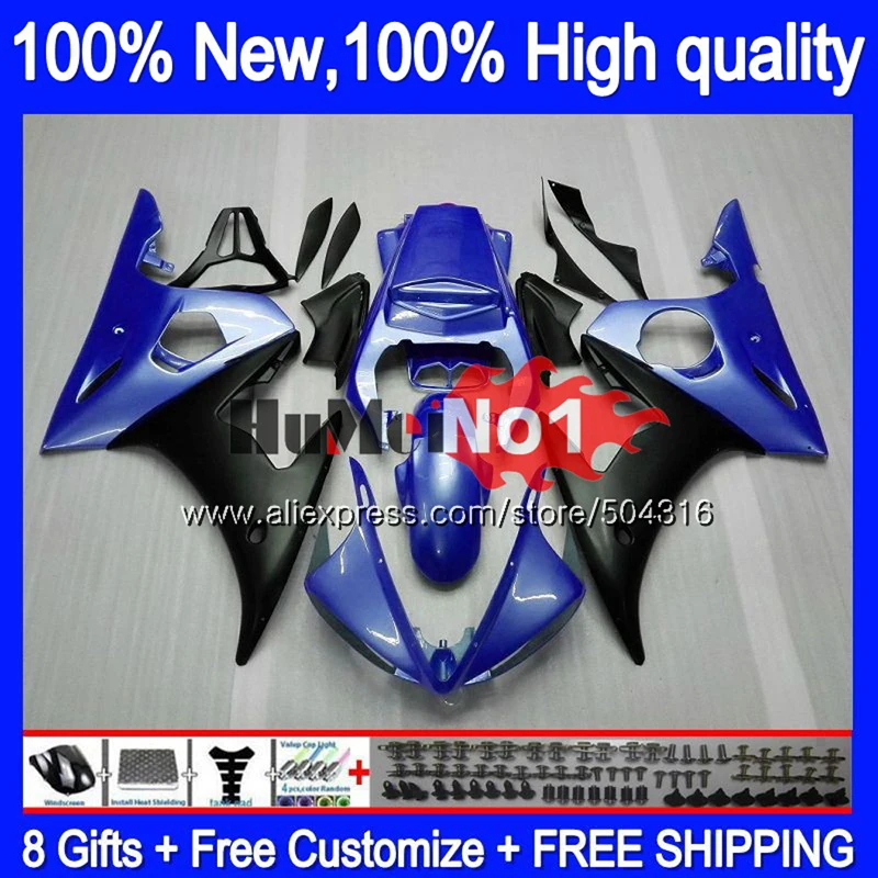Средства ухода за кожей для YAMAHA YZF R6 S YZF600 YZF-600 6MC. 64 YZF R6S 06-09 YZF-R6S YZFR6S 2006 2007 2008 2009 06 07 08 09 металлический синий обтекатель