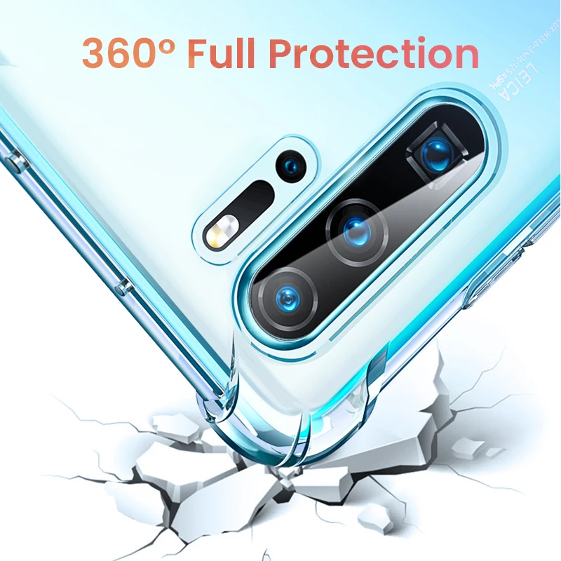 Для huawei P20 Lite чехол P30 Pro Силиконовый противоударный чехол для huawei mate 20 10 30 Lite P10 P Smart Z прозрачный ТПУ мягкий чехол s