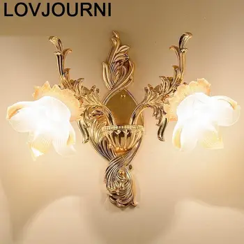 

Parede Wandlampe Bathroom Industrial Decor Mirror Sconce Crystal Aplique Luz Pared Wandlamp Applique Murale Luminaire Wall Light