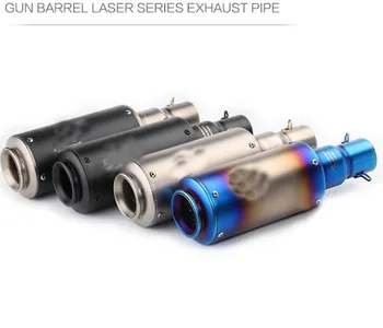 

Universal Motorcycle Exhaust Pipe 51MM Muffler Escape Pipe With DB Killer For ER6N CB400 AK155 gsr 600 cb1000r fz1