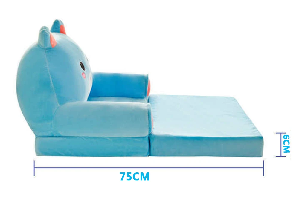 Детский диван с мультипликационным героем чехол складной ленивый человек Лежачее сиденье детский табурет можно разбирать мыть диван-кровать для ленивых детское кресло