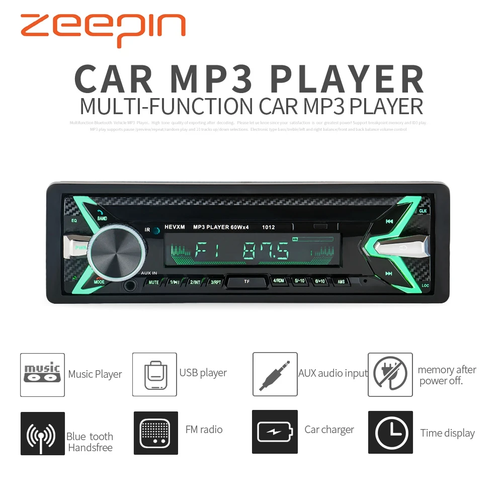 12 В Bluetooth 3 0 Автомобильный MP3 плеер беспроводной музыкальный приемник mp3 декодер