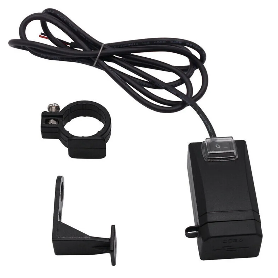 Двойной USB универсальный QC3.0 USB зарядное устройство для мотоцикла водонепроницаемый Quick Charge 12V адаптер питания