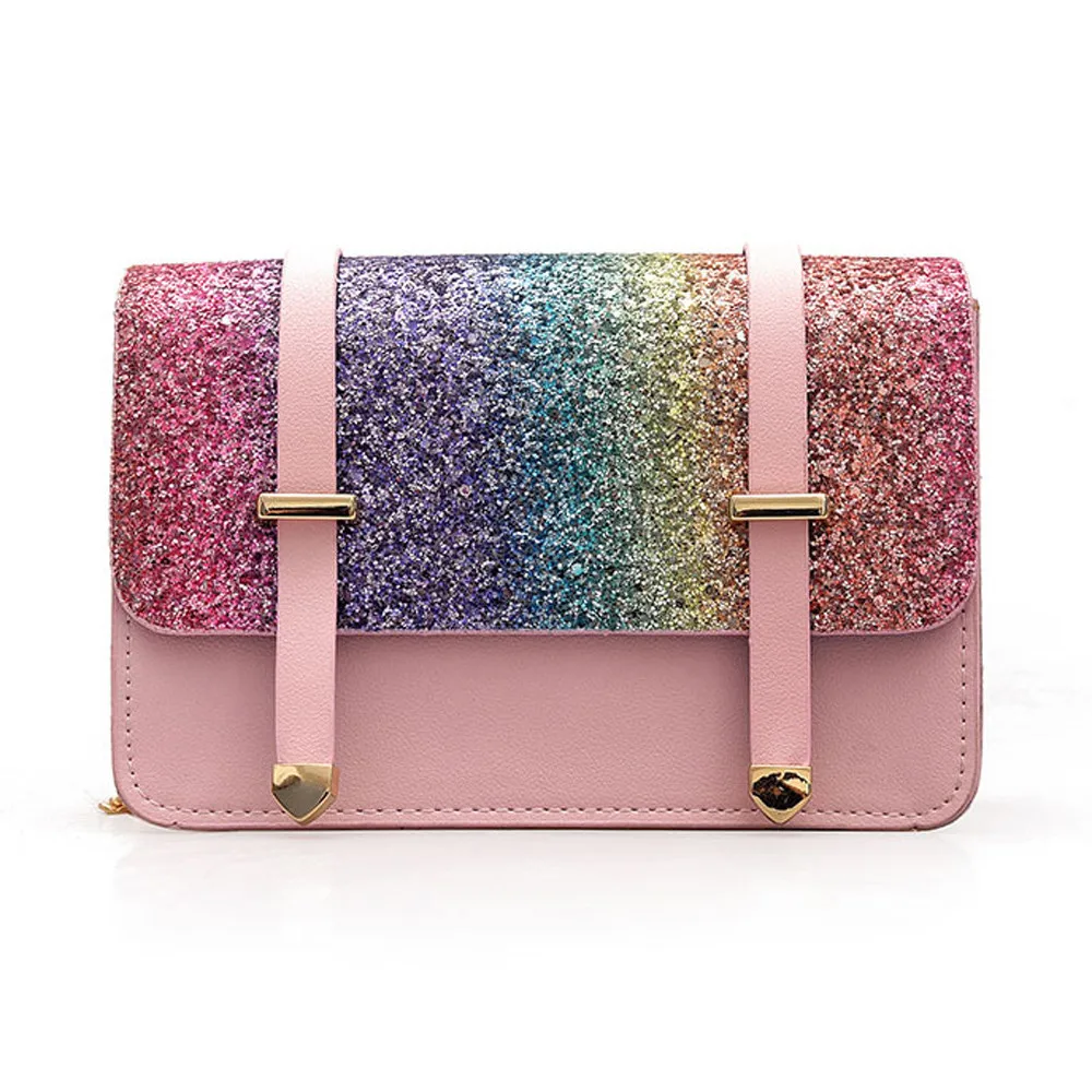 Multicolor OCARDIAN Сумочка, модная женская сумка через плечо с блестками, сумка через плечо, маленькие сумки через плечо для женщин, сумки-мессенджеры - Цвет: Multicolor