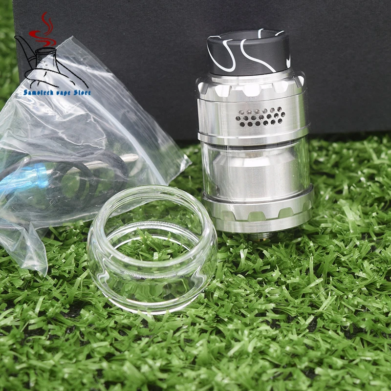 Kylin V2 RTA M RTA База 24 мм распылитель 3 мл/4,5 мл бак распылитель Топ соты воздуха большая сборка палуба испаритель бак - Цвет: Silver